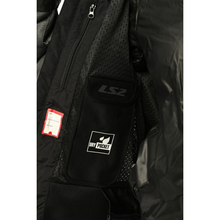 LS2 RIVA MONT SİYAH-KIRMIZI
